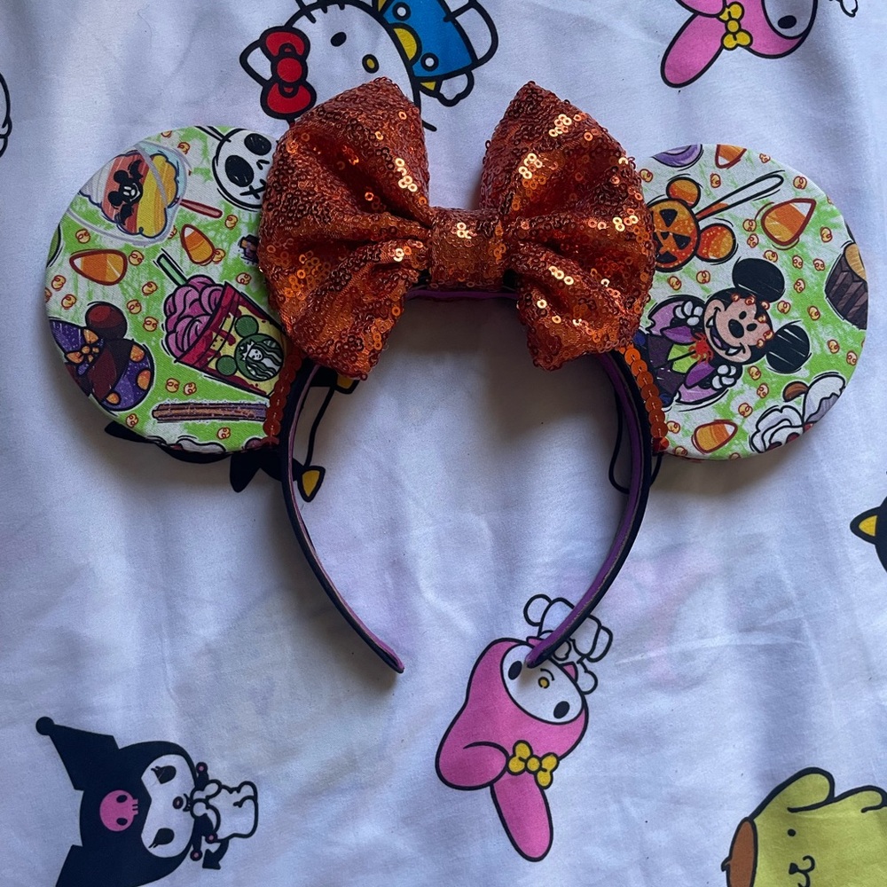 Custom Halloween Mouse Ears Headband